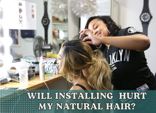 WILL INSTALLING BOHYME® HAIR EXTENSIONS HURT MY NATURAL HAIR?