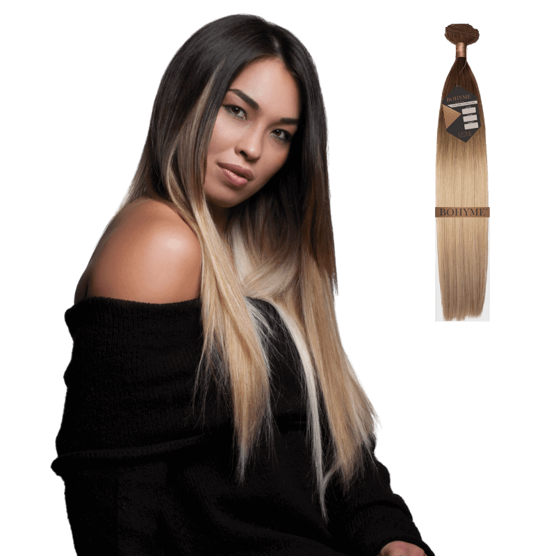 10" Bohyme Luxe - Machine Tied Weft - Silky Straight - 1 - BL-ST-10-1