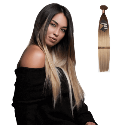 10" Bohyme Luxe - Machine Tied Weft - Silky Straight - 1 - BL-ST-10-1