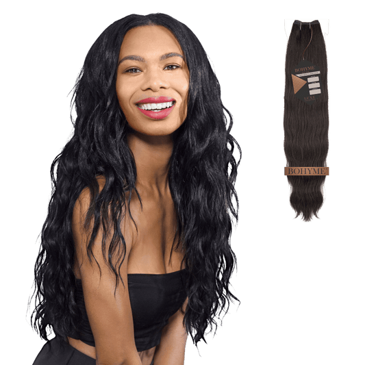 10" Bohyme Luxe - Machine Tied Weft - Textured Egyptian Wave - 1 - BL-EG-10-1