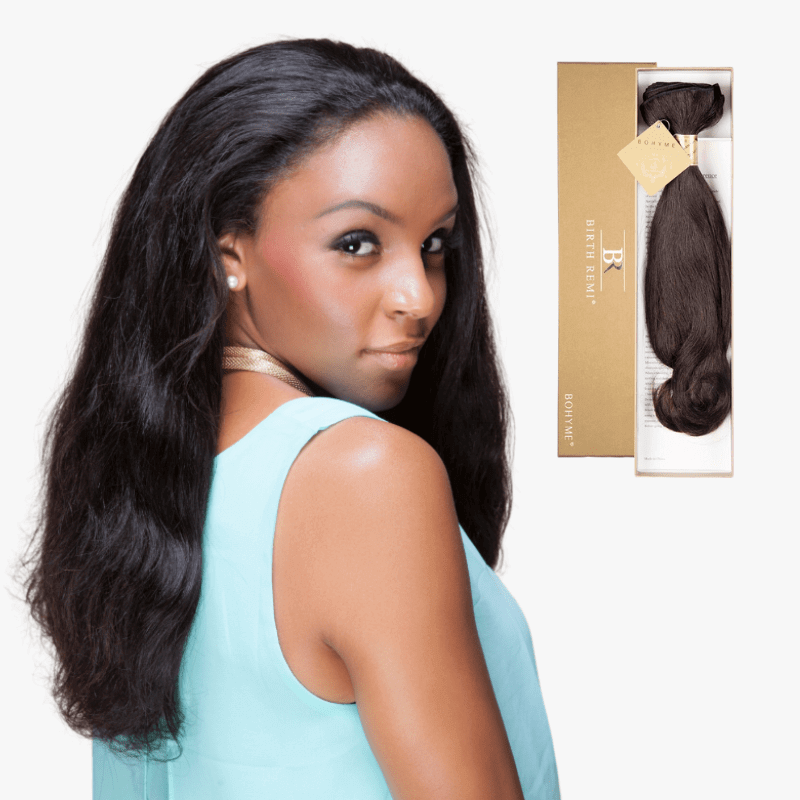 14" Bohyme Birth Remi - Machine Tied Weft - Textured Serene Smooth - Natural - BR-SS-14-NATURAL