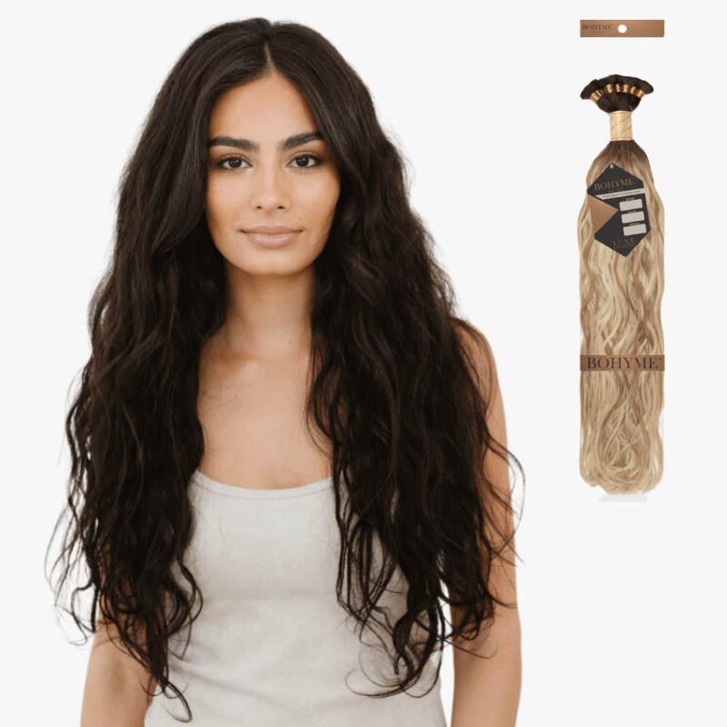 14" Bohyme Luxe - Hand Tied Weft - Loose Wave - Full Pack - 1 - BLHLW-14-1