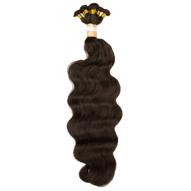14" Bohyme Luxe - Hand Tied Weft - Ocean Breeze Wave - Full Pack - 4 - BLHOB-14-4