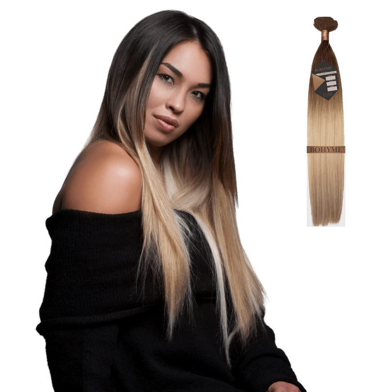 14" Bohyme Luxe - Machine Tied Weft - Silky Straight - 1 - BL-ST-14-1