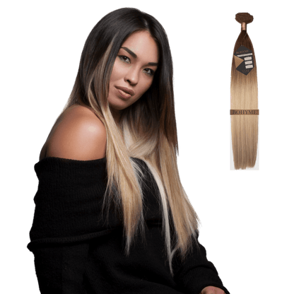 14" Bohyme Luxe - Machine Tied Weft - Silky Straight - 1 - BL-ST-14-1