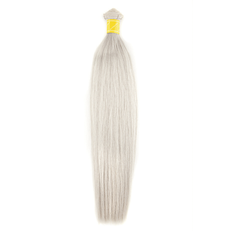 14" Bohyme Luxe - Seamless Weft - Silky Straight - Grey - BLSWS-14-Grey