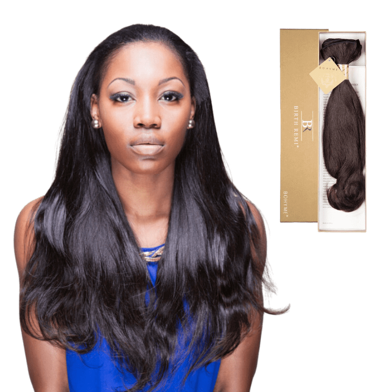 18" Bohyme Birth Remi - Machine Tied Weft - Textured Natural Body Wave - Natural - BR-NB-18-NATURAL