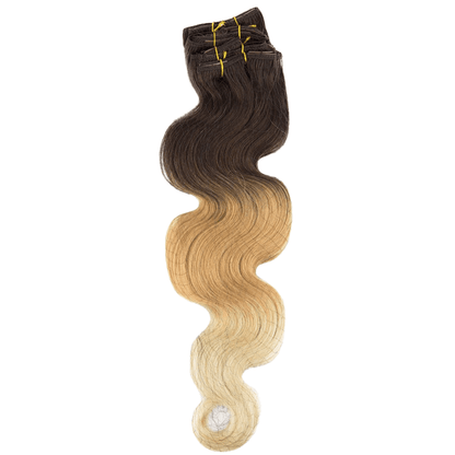 18" Bohyme Essential - 7 Piece Clip Ins - Body Wave - T2/BL22 - BO7BW-18-T2/BL22