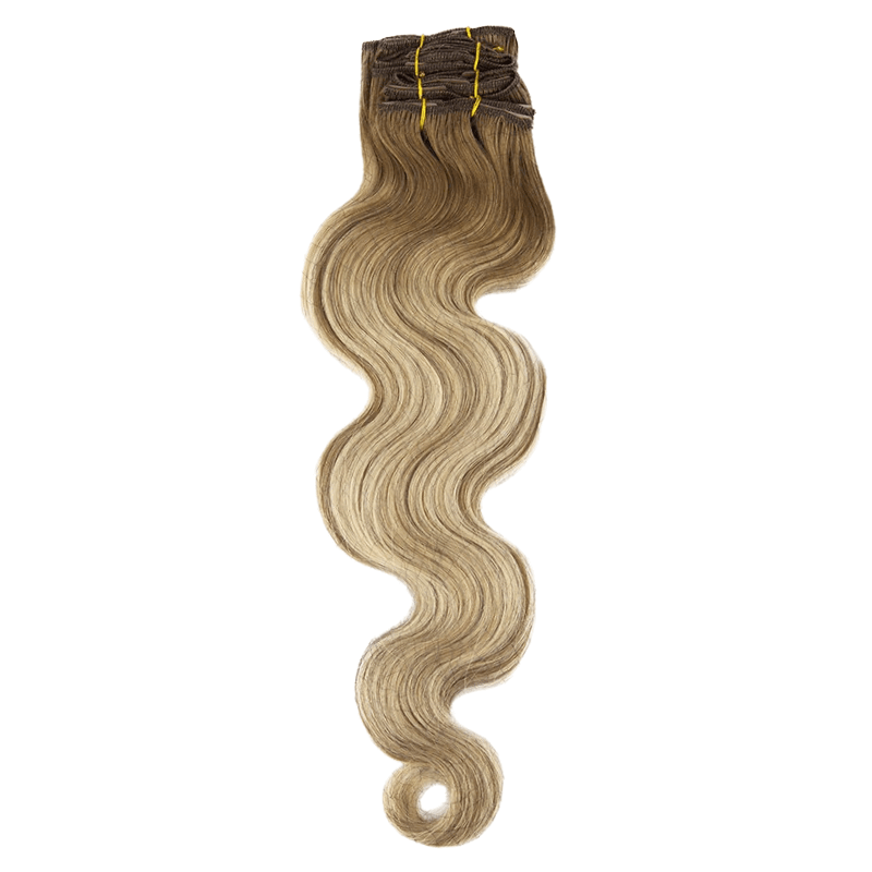 18" Bohyme Essential - 7 Piece Clip Ins - Body Wave - R8A/8A/BL22 - BO7BW-18-R8A/8A/BL22