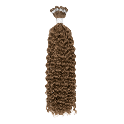 18" Bohyme Ethos - Hand Tied Weft - Blended Curl - Single Weft - 8 - BEHCRIW-18-8