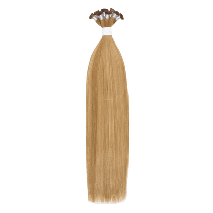 18" Bohyme Ethos - Hand Tied Weft - Silky Straight - Full Pack - Caramelized - BEHST-18-CARAMELIZED