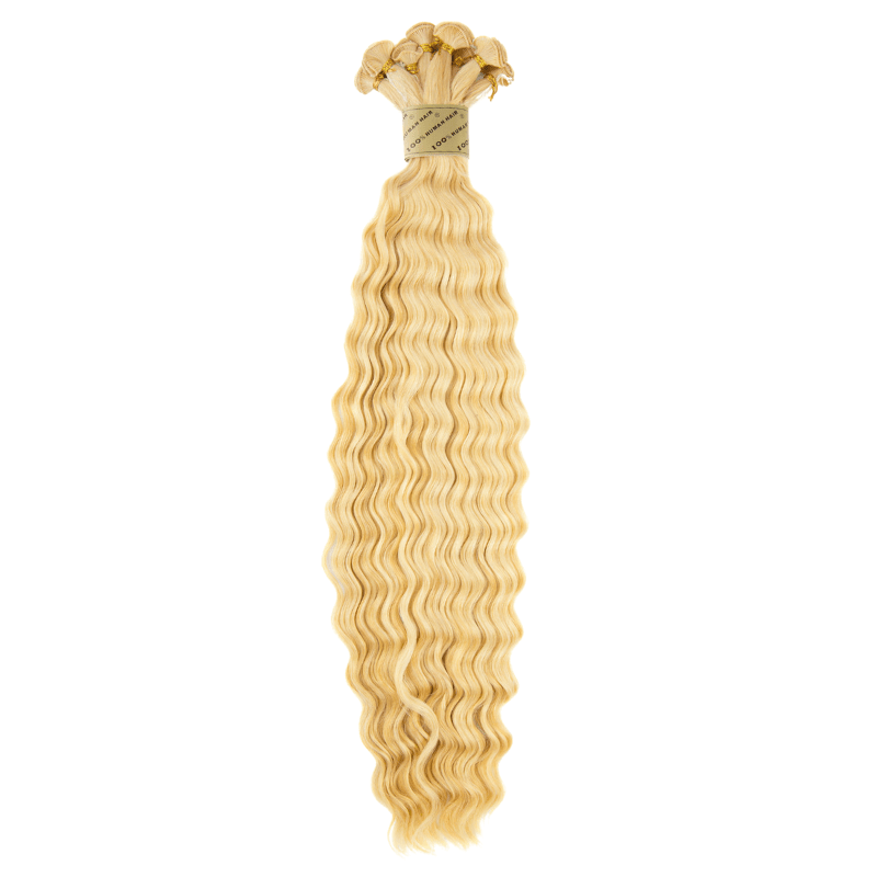 18" Bohyme Luxe - Hand Tied Weft - Deep Wave - Full Pack - H27/613 - BLHDW-18-H27/613