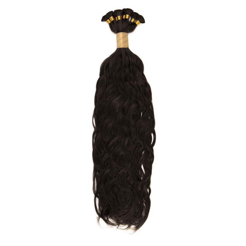 18" Bohyme Luxe - Hand Tied Weft - Loose Wave - Single Weft - 1B - BLHLWIW-18-1B