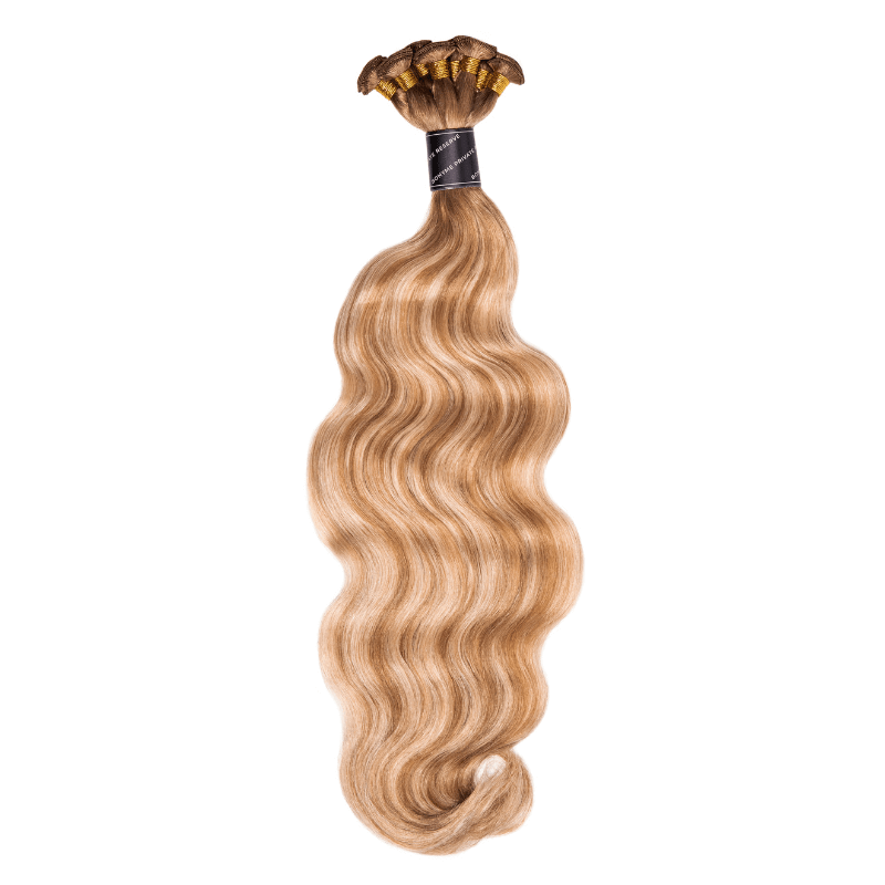 18" Bohyme Private Reserve - Hand Tied Weft - Ocean Breeze Wave - Single Weft - R8A/8A/BL22 - BPRHOBIW-18-R8A/8A/BL22