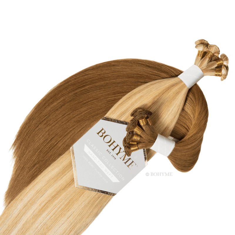 22" Bohyme Classic - Hand Tied Weft - Silky Straight - Single Weft - 1B - BOHSTIW-22-1B