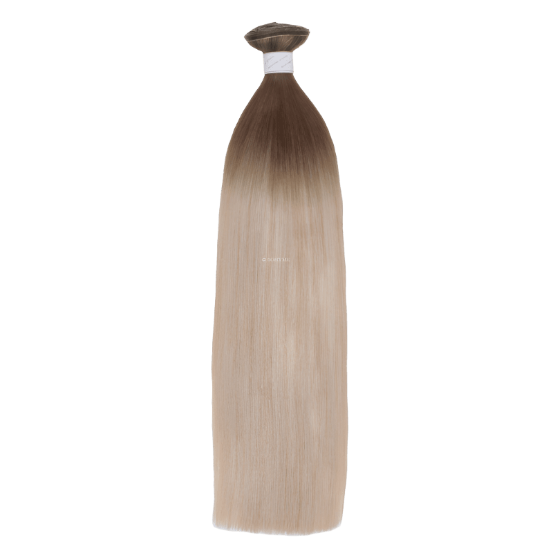 22" Bohyme Ethos - Unlimited Seamless Weft - Silky Straight - Latte - BESWS-22-LATTE