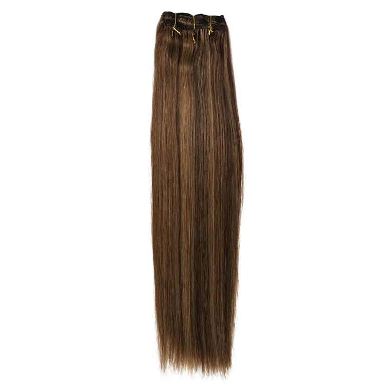 14" 7 Piece Clip Ins - Straight