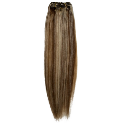 14" 7 Piece Clip Ins - Straight