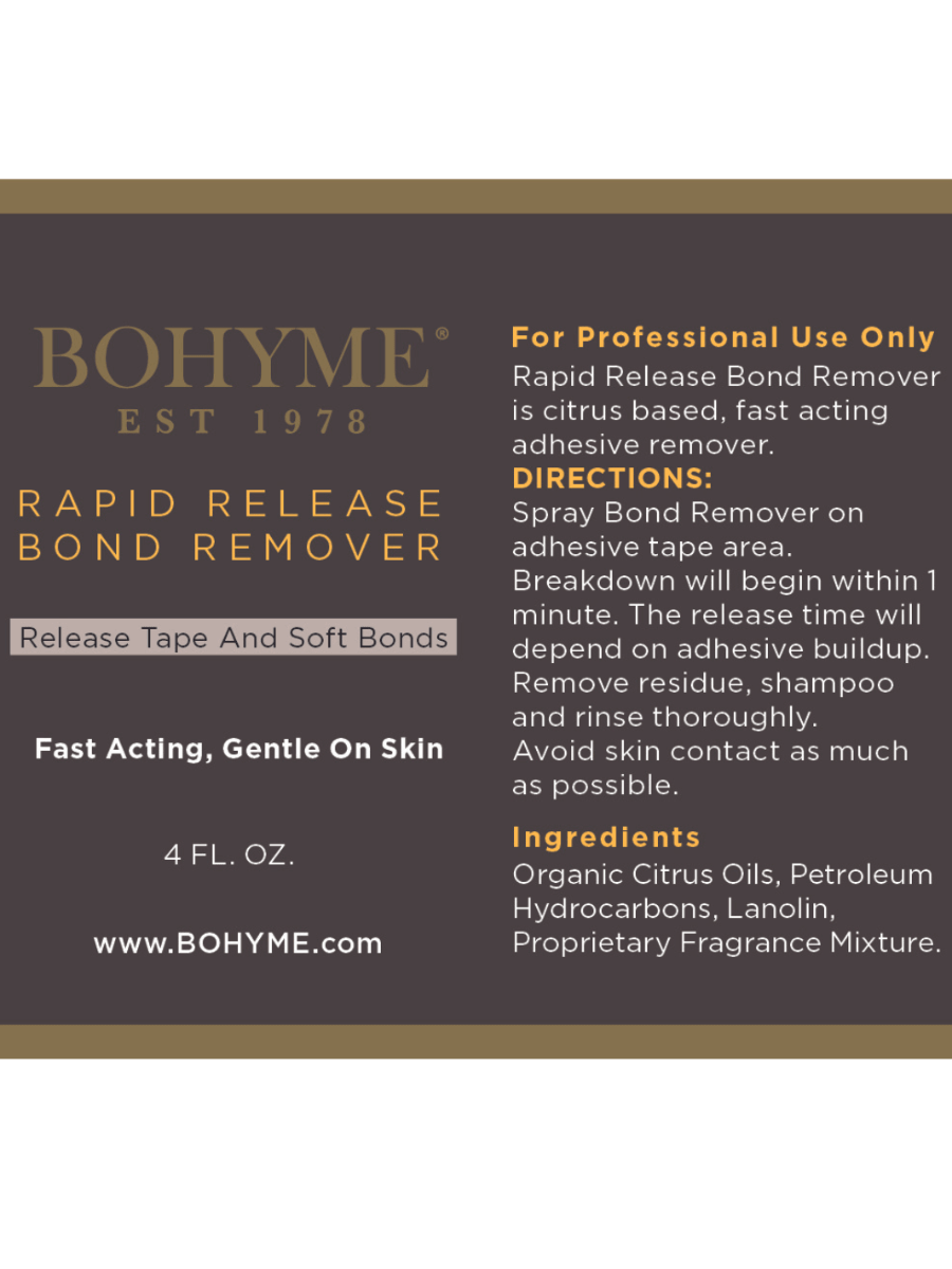 Bohyme Rapid Tape In Adhesive Release - TAPE-RELEASE