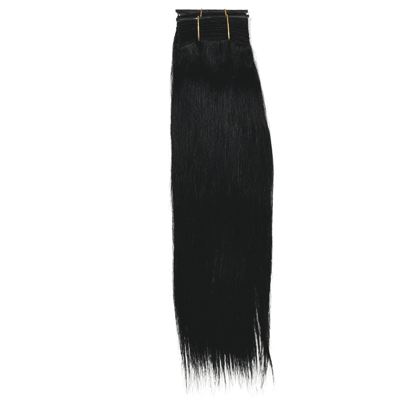 12" Natural Straight Yaki Weave