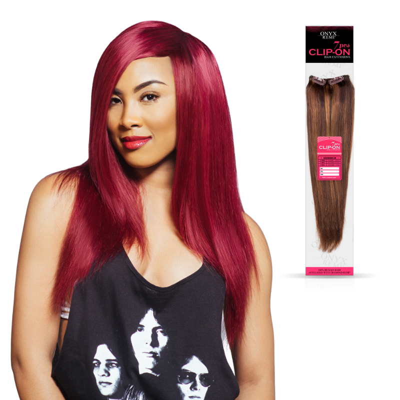 18" 7 Piece Clip Ins - Straight