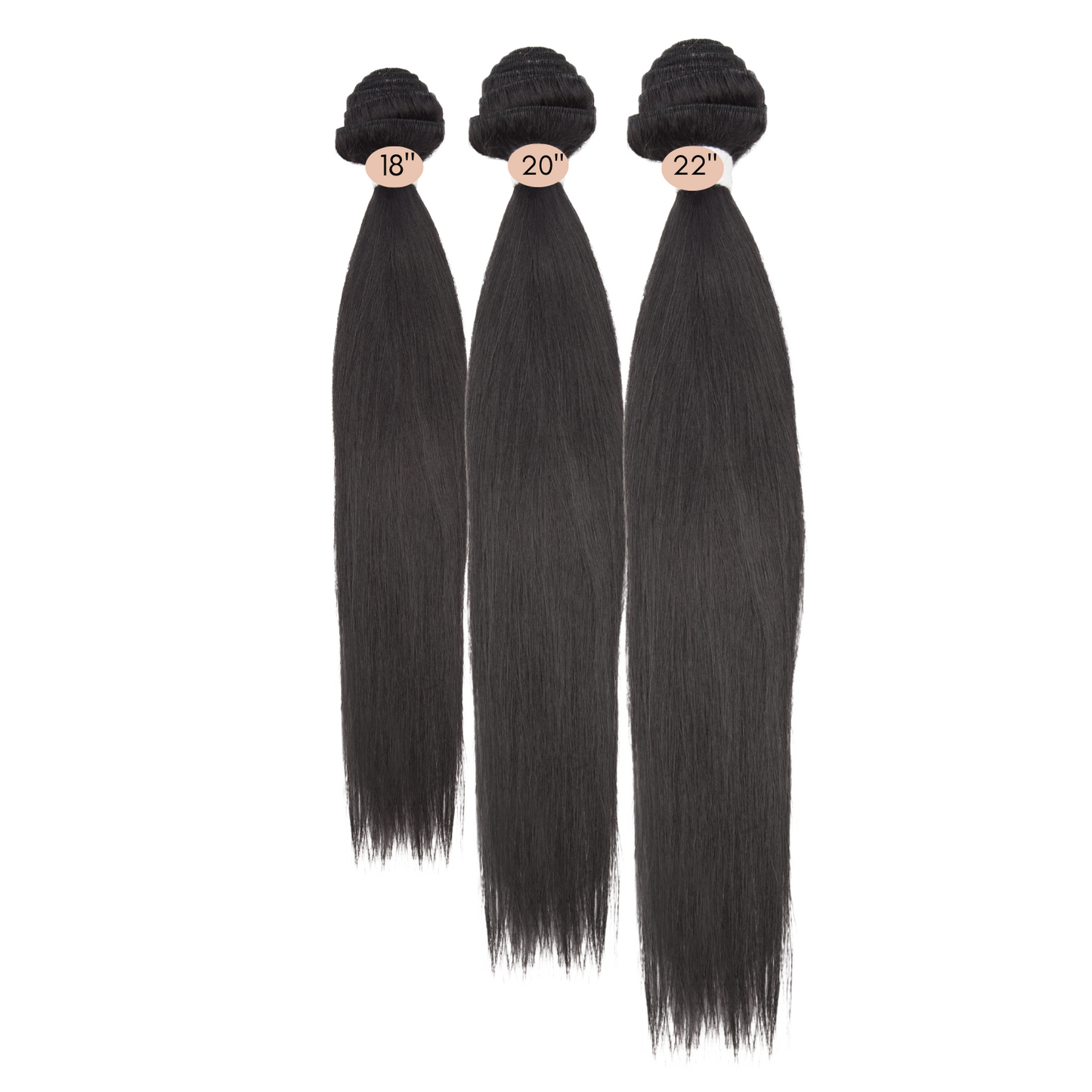 18"-20"-22" The Bundle - 3 Bundles - Straight - 11A